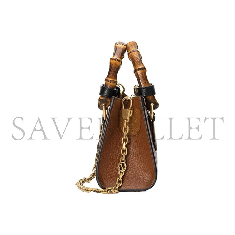 G*u*i diana bamboo small shoulder bag 735153 (27*15.5*11cm)
